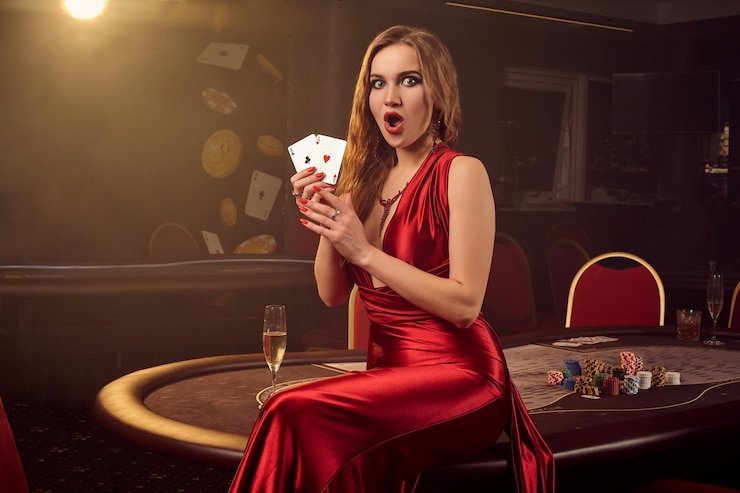 Roulette wheel spinning on a live table